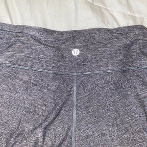 Lululemon grey pattern leggings full length